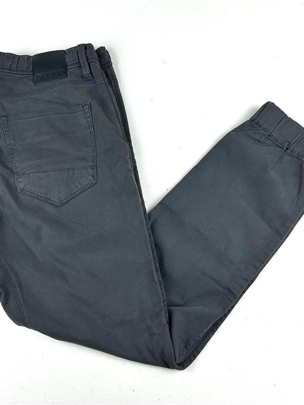 DUER Pants Mens 32 X 29 Grey T2X Slim Fit Stretch Joggers Casual